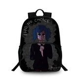 Sally Face Backpack Student Book School Bag Daily Mochila Boys Girls Gift