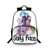 Sally Face Backpack Student Book School Bag Daily Mochila Boys Girls Gift