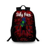 Sally Face Backpack Student Book School Bag Daily Mochila Boys Girls Gift
