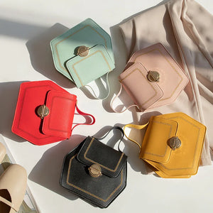 Women Crossbody Bag Small Chain Shoulder Bag PU Leather Messenger Bag