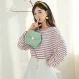 Women Crossbody Bag Small Chain Shoulder Bag PU Leather Messenger Bag