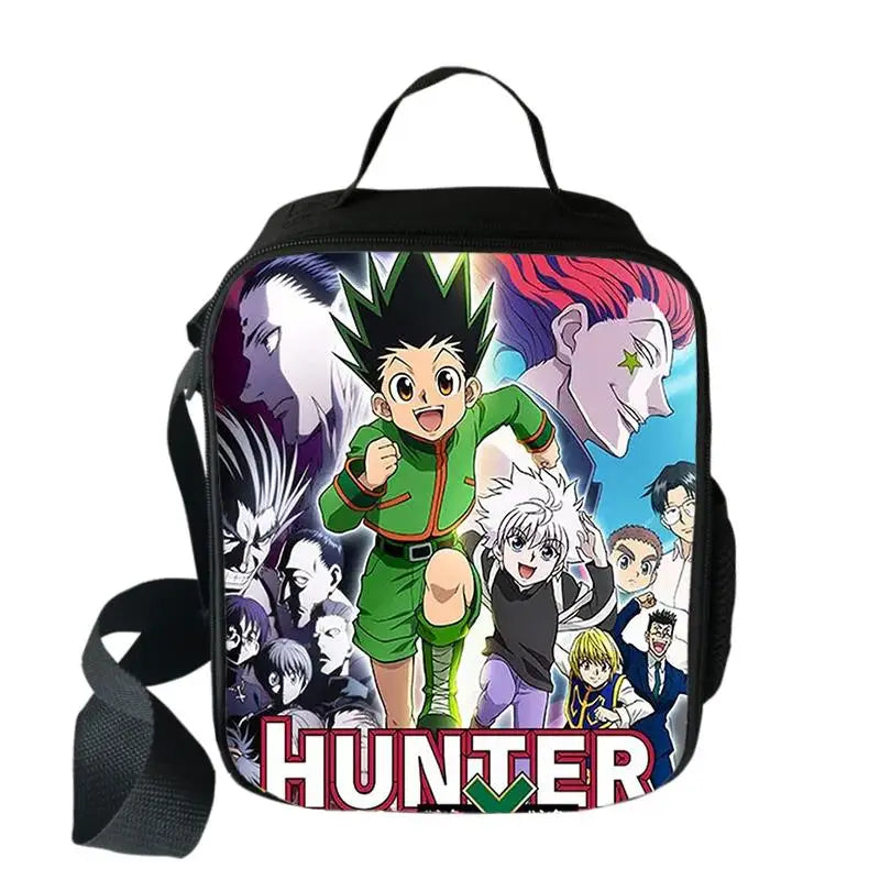 Hunter X Hunter Insulated Lunch Bag Kids Portable Crossbody Bag