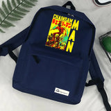 Japanese Anime Chainsaw Man Schoolbag Backpack