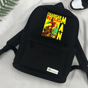 Japanese Anime Chainsaw Man Schoolbag Backpack