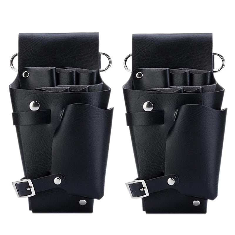 Leather Hairdressing Tools Scissor Bag Pouch Holder