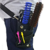 Leather Hairdressing Tools Scissor Bag Pouch Holder