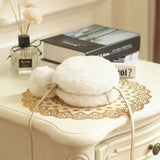 Girls Faux Fur Shoulder Bag Children Sweet Style Small Zipper Crossbody Bag