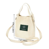 Women's Canvas Shoulder Bag - Large