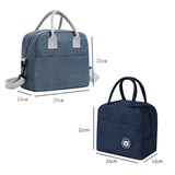 Large Shoulder Cooler Bags Portable Lunch Bag For Women Zipper Thermal Bag