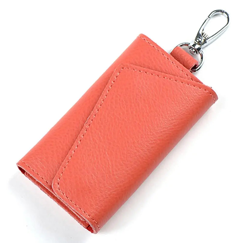 Leather Key Wallet Men & Women Car Key Bag Key Case Housekeeper Key Holders