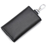 Leather Key Wallet Men & Women Car Key Bag Key Case Housekeeper Key Holders
