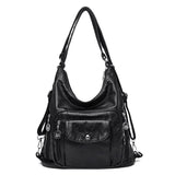 Hot Soft Leather Multifunction Women Bags Female Large Capacity Shoulder Bag