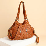 Soft sheepskin Women Messenger Bag Vintage Female Shoulder Bag