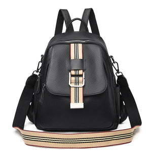 Vintage Leather Backpacks for Women, Stylish Shoulder Bags for Girls