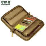 Camouflage Tactical Wallet Sports Hand Bag 6 Inches Nylon Military Pouch