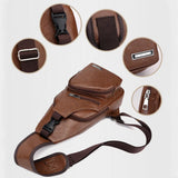 Men Handbags Casual Leather Bag Briefcase Shoulder Messenger Bags