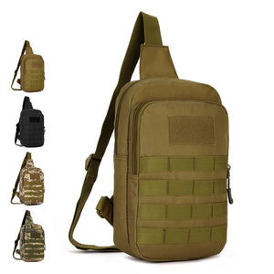 Military Chest Pack Waterproof Nylon Waist Bag