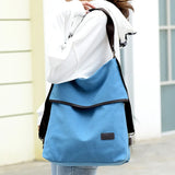 Canvas Backpack for Women Travel School Bag Mochilas