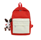 Canvas School Backpack for Teenage Girl - Big Capacity