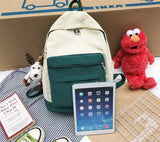 Canvas School Backpack for Teenage Girl - Big Capacity