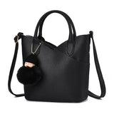 Large Capacity Litchi Pattern Shoulder Bag