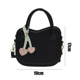 Cherry Handbags Small PU Shoulder Bags Women Crossbody Messenger Bag