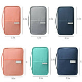 Portable Full Closure Zipper Travel Organiser Passport Holder Wallet