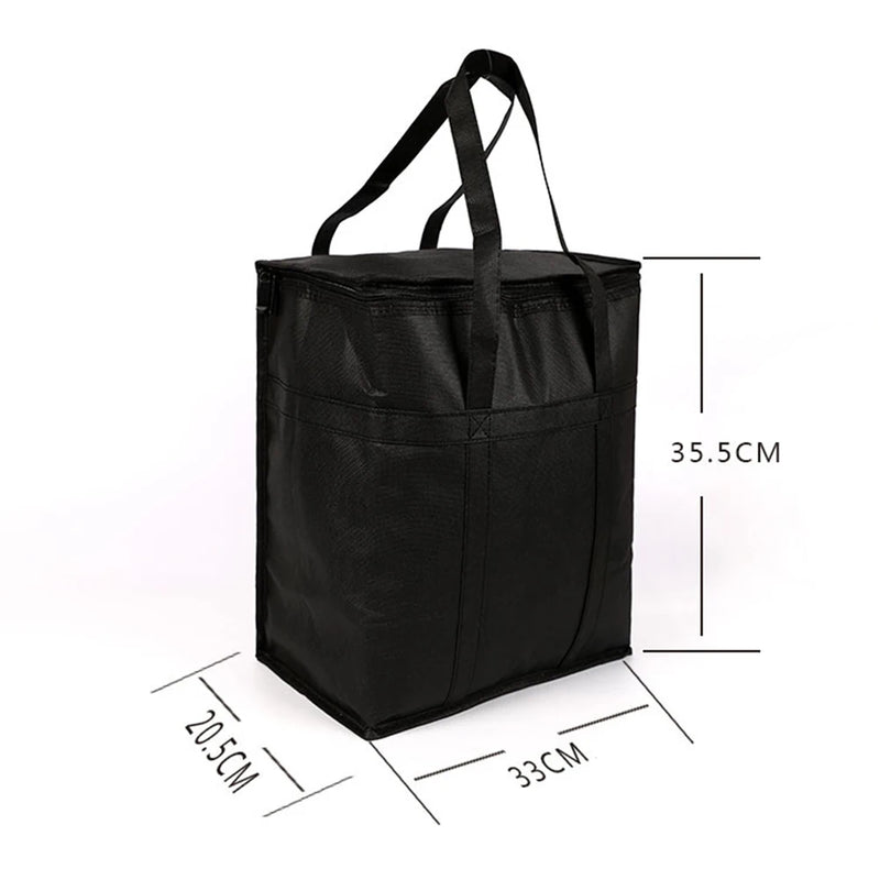 Portable Insulated Thermal Lunch Bags Folding Picnic Cooler Lunch Bag