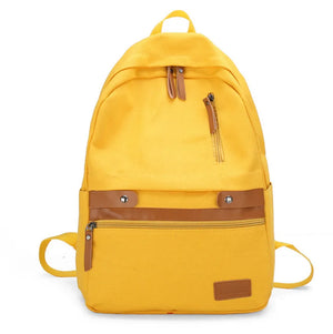 Canvas Backpack School Bag