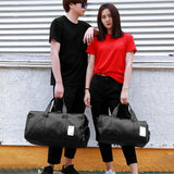 PU Leather Luggage Bag With Shoes Pocket