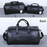 PU Leather Luggage Bag With Shoes Pocket