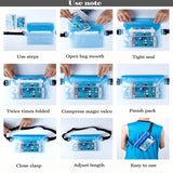 Waterproof Sealing Drift Diving Swimming Waist Bag Snowboard Dry Shoulder Bag