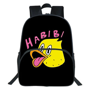Quackity Backpack School Bag Men Women Travel Rucksack Kids Back To School Gift