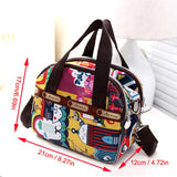 12 Colors Women's Waterproof Canvas Shoulder Bag