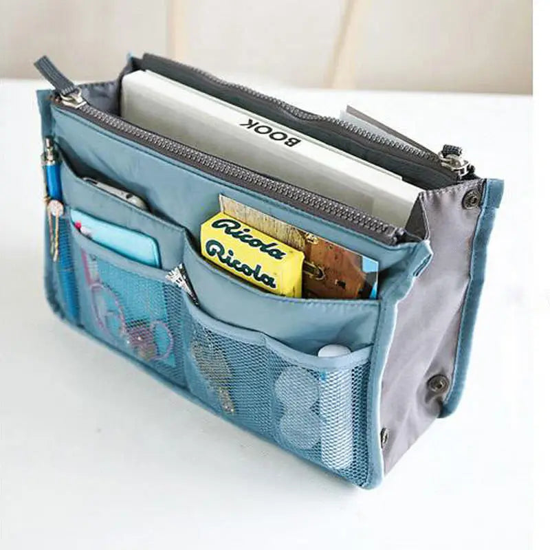 Large Capacity Hot Women Nylon Makeup Bag with Multiple Pockets