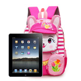 3D Rabbit School Backpack for Girls and Boys