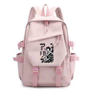 Alice In Borderland Canvas Backpack High-capacity with Game Print