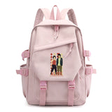 Alice In Borderland Canvas Backpack High-capacity with Game Print