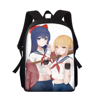 Anime School Bags Backpack Student Bag Cartoon Pattern Children Bookbag