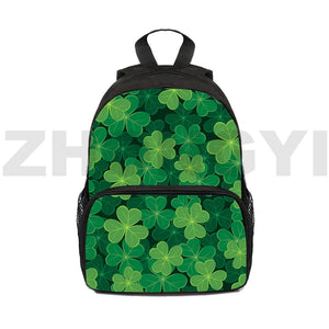Anime St Patrick's Children's 3D Print School Backpack for Teenagers
