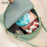Cat Small Backpack Delicate PU Leather Messenger Shoulder Bags