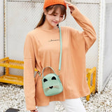 Cat Small Backpack Delicate PU Leather Messenger Shoulder Bags