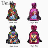 Sequin Rabbit Ear Schoolbag for Hiking and Travel