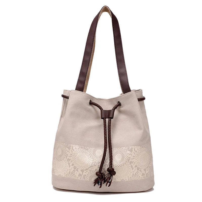 Canvas Women Bag Female Shopping Handbags Leisure Tote Beach Bags