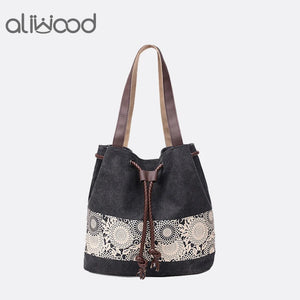 Canvas Women Bag Female Shopping Handbags Leisure Tote Beach Bags