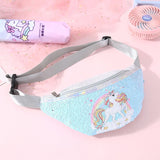 Unicorn Sequin Girls Waist Bag Kids Fanny Pack Children Chest Bag