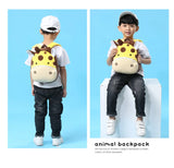 Toddler's Mini School Bags Cartoon Animal Plush Backpack