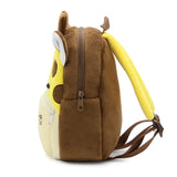 Toddler's Mini School Bags Cartoon Animal Plush Backpack