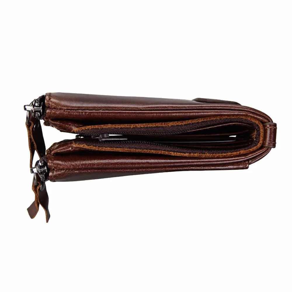 Hot Crazy Horse Real leather men wallets Vintage leather wallet for men cowboy w