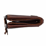 Hot Crazy Horse Real leather men wallets Vintage leather wallet for men cowboy w